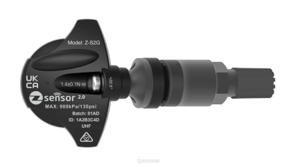 لامبورجيني OE استبدال مستشعر TPMS - OE P/N 7PP907275F التكرار 433 ميجا هرتز رمز TPMS في السيارة F4XB794 ساق الصمام المعدني - رمادي غامق